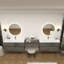 Meuble-lavabo mural Aliki-1100105505