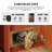 Kendrianna Nightstand with Safe Box and LED Lights and Wireless Charge-695605409