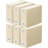 6-pack Foldable Bed Sheet Organizers With Window – Xl Storage Containers For Queen & King Size Sheets, Linen Closet Sheet Folder Keepers
