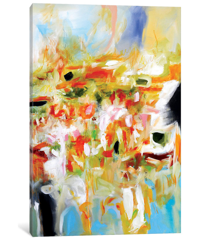 « artifacts of spring », reproduction d’art sur toile, H 26 po x l 18 po x P 1,5 po, Toile tendue, Pas de tapis