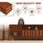 78.7" Brown Walnut Finish TV Stand for 55/65/75 Inch TV, Mid Century Modern Entertainment Center with 2 Cabinet and 2 Drawers, Media Console and Modern TV Console Table, For Living Room and Bedroom-1592826505