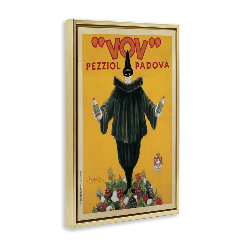 Art rétro sur toile encadrée brune, affiche rétro Alco, conception par Marcello Nizzoli, H 31 po x l 21 po