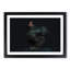 Black Rooster in Abstract - Picture Frame Graphic Art Print-55686537-55686541