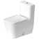 Duravit Happy D.2 One-Piece Toilet With Seat Toilet Dual Flush White (Seat Included)