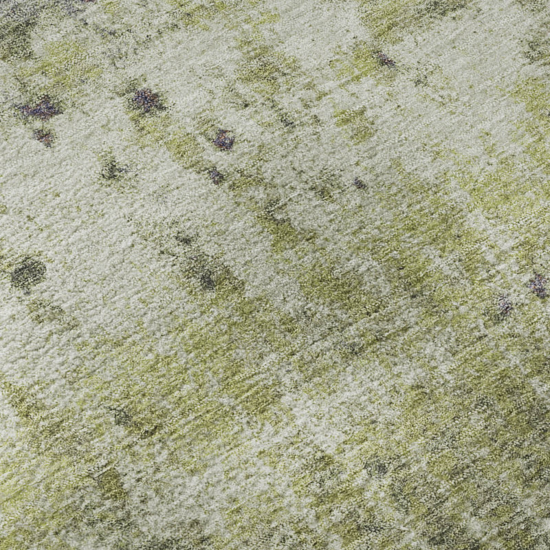 Tapis de qualité supérieure lavable à la machine Mayfield AMF2406, Olive, 9 pi x 12 pi