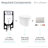 Cascade Wall-Hung Elongated Toilet Bowl