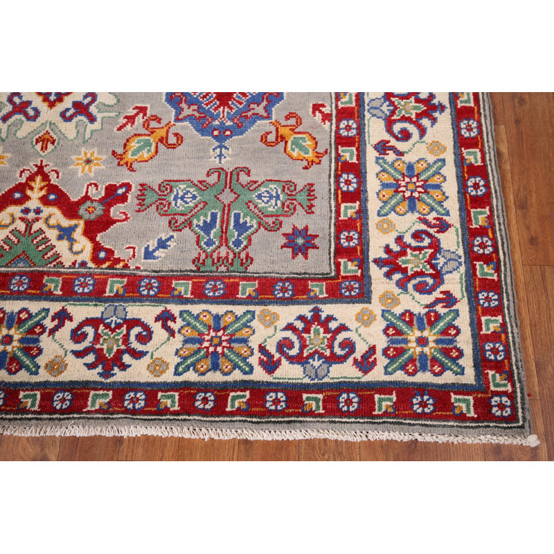 Tapis oriental fait à la main Kazak 5 x 7