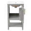 Meuble-lavabo de 20 po avec lavabo, armoire de salle de bain avec porte à fermeture douce, support de rangement et tablette ouverte-734441977