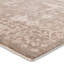 Kerin Oriental Machine Woven Polyester/Polypropylene Area Rug in Taupe/Cream-1163360109