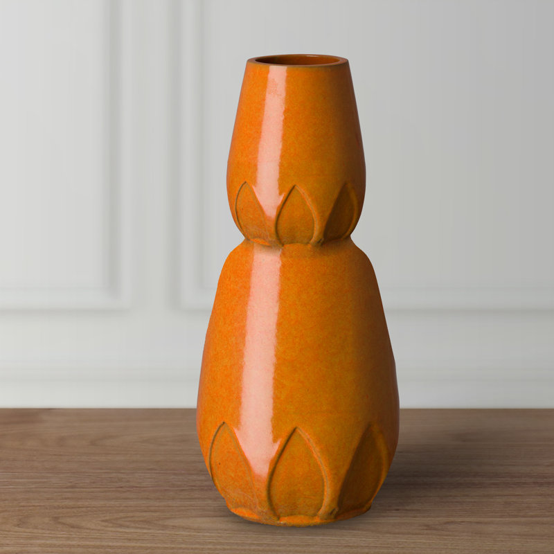 Vase de plancher Amoux, Orange