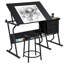 Adjustable Metal Base Drafting Table