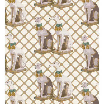 Regency Moderne Geometric Metallic Wallpaper Roll