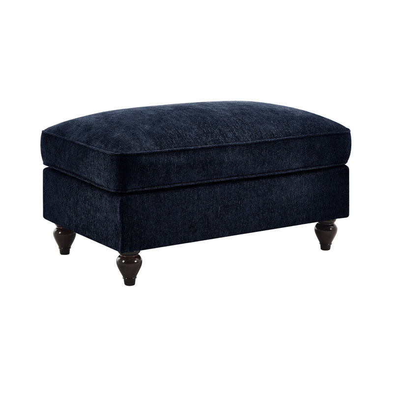 Blue Chenille, , Soft Neck Support, Elegant Ruffles, Segmented , Curved Cushion Back, L - Shaped Configuration Lumbar Pillow, Back Ruffles For Decoration,