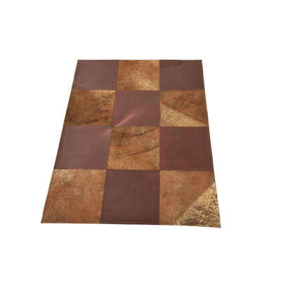 Tapis brun et marron Juliana