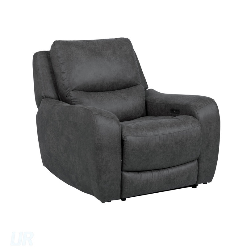 Fauteuil inclinable électrique de style contemporain avec siège surdimensionné, accoudoirs et mousse à haute densité pour un confort et un soutien ultimes