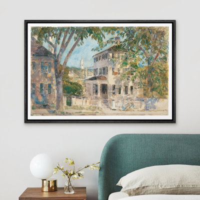 Rustique campagne rustique, architecture, paysage champêtre, ferme moderne moderne, photos, impression numérique sur toile, impression numérique sur toile encadrée