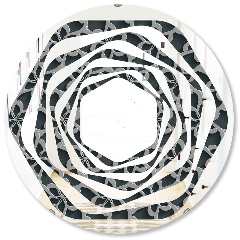 Miroir mural Whirl, H 31,5 po x l po