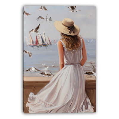 «Regatta View», art mural sur toile tendue