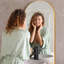 Miroir mural ovale en métal-669632245