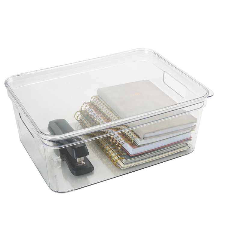 Large Bin Set (Set of 4) Rebrilliant Size: 4.72 H x 10.24 W x 6.69 D, Capacity: 2