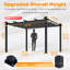 Pergola en aluminium 12 'x 16' avec auvent