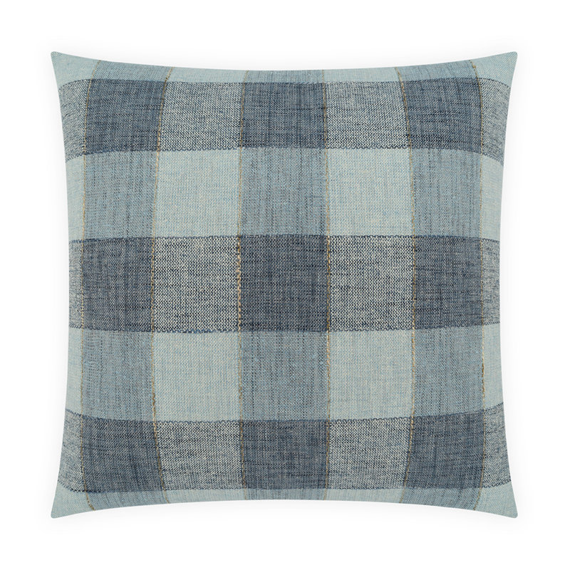 Cromwell Pillow Cover & Insert, Denim, Square 22"