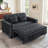 64.8"Queen Size Pull Out Couch 3 In 1 Upholstered Convertible Sofa Bed,Sleeper Sofa with Pillows & Side Pockets,Cup Holder-276386451