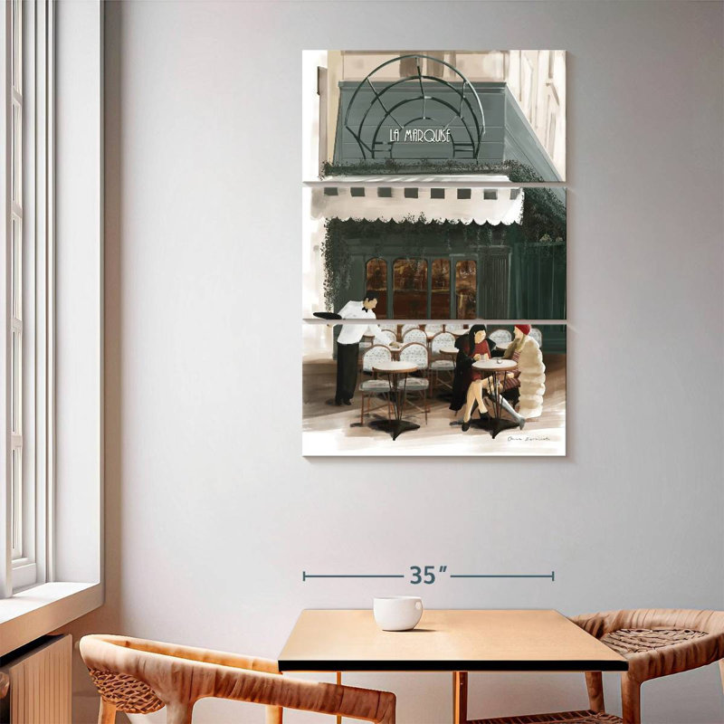 Lilie Paris Bistro, H 65 po x l 42 po