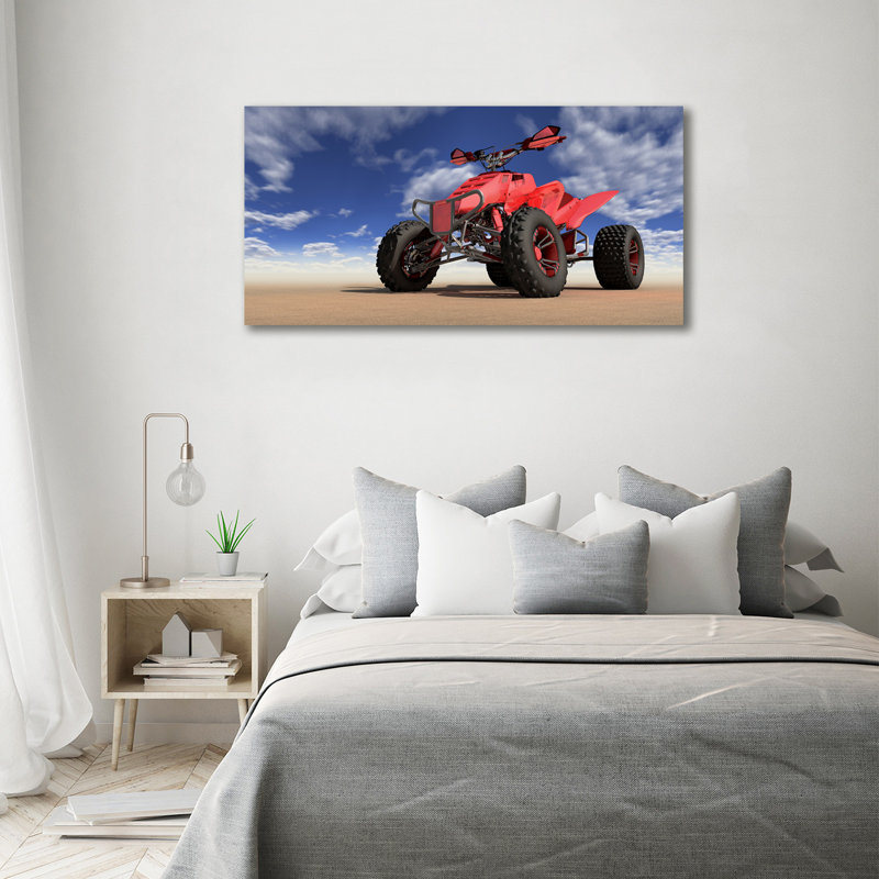 Quad In The Desert - Wrapped Canvas Print