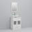 24'' Single Bathroom Vanity with Plastic Top