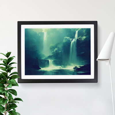 Entrancing Waterfall - Single Picture Frame Print