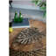 Décoration murale feuille d'or 18,9 x 13,4 x 1,4 "Monstera