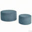 Ensemble de 2 poufs cylindriques rembourrés-1815984018-1815984024