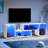 Bittar 55'' Entertainment Center Free Association Combinable TV Stand with LED Strip for up to 70"-725460732