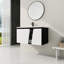 Meuble-lavabo mural moderne avec lavabo en céramique-1845622211