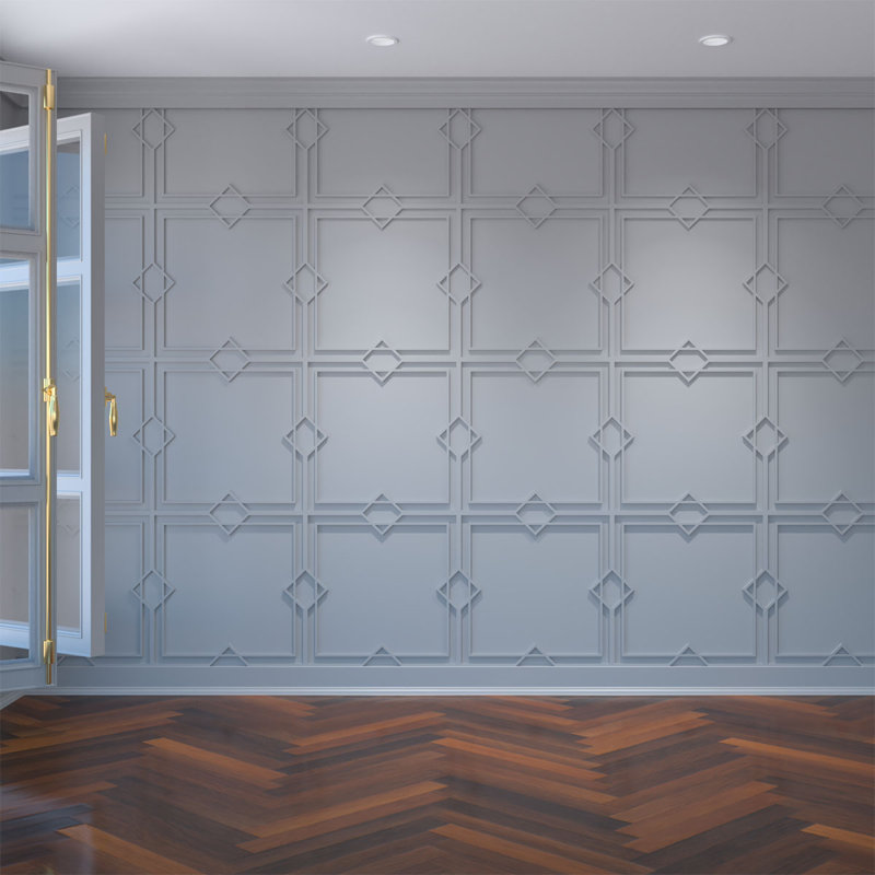 Fleming Wallpaper Panel, 23.375" H x 23.375" W x 0.375" D