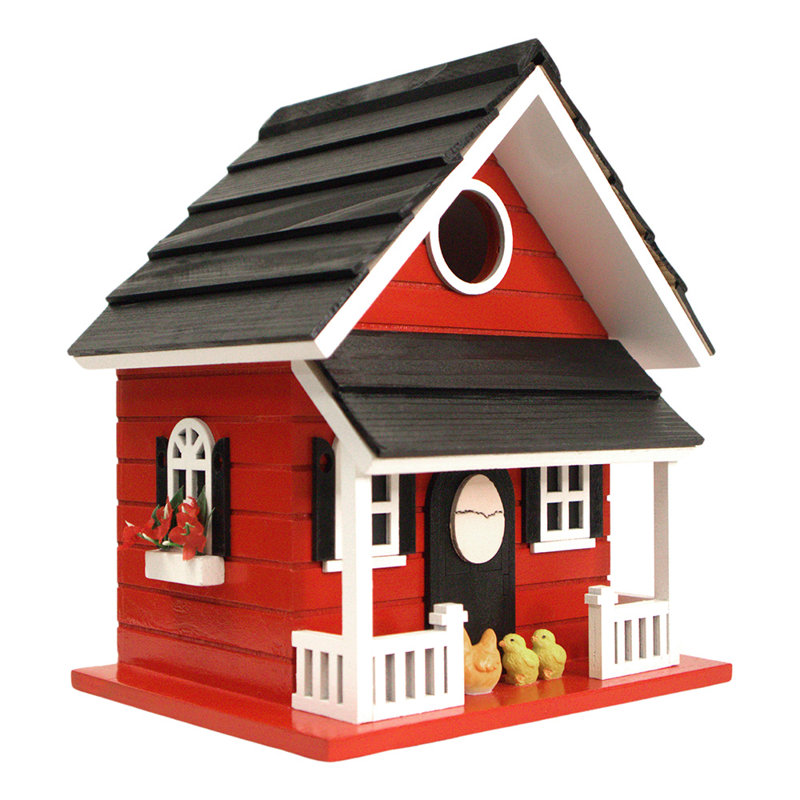 Hen House Birdhouse - Red