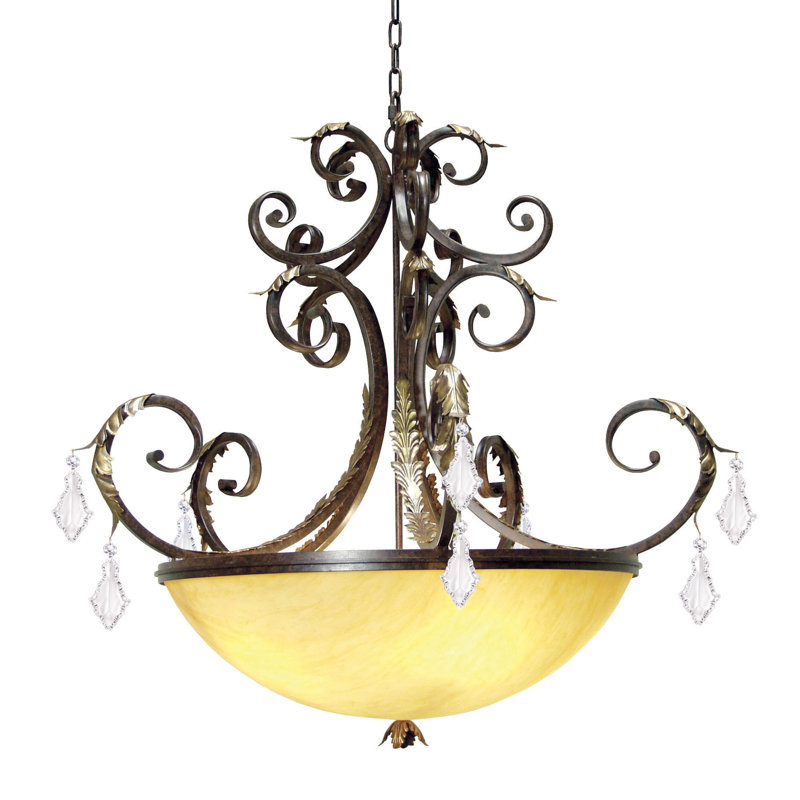 Lustre de 43 po de largeur Serratina