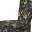 Chaise d'appoint rembourrée en velours Paisley