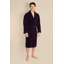 100% Cotton Mid-Calf Bathrobe with Pockets-75051954