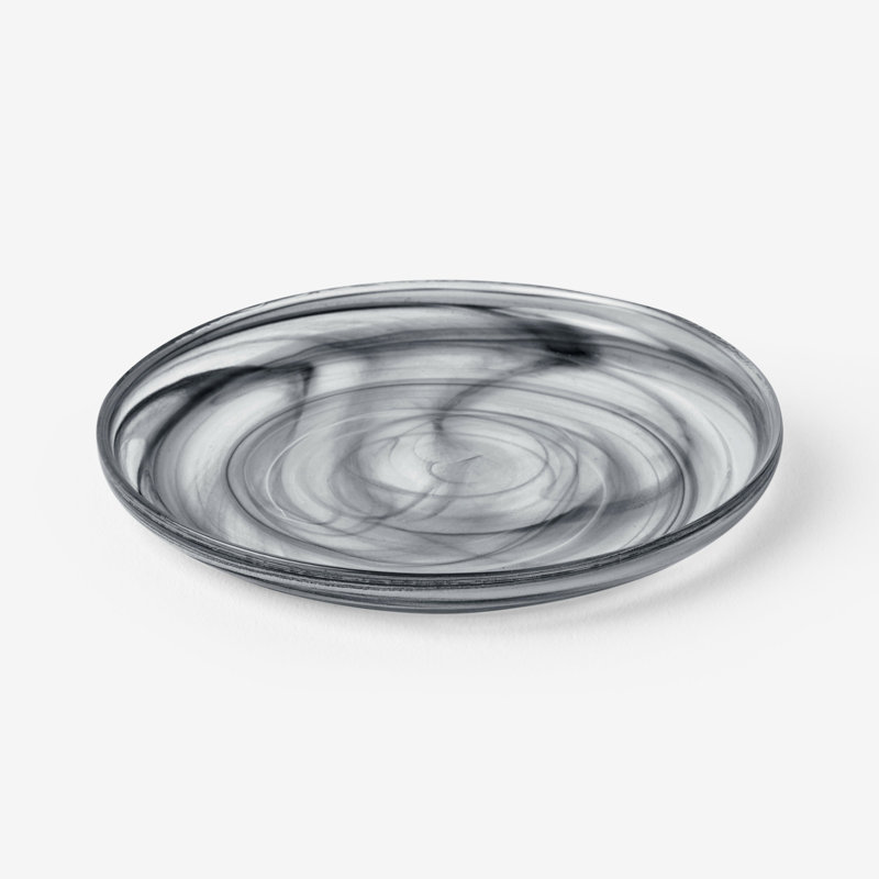 Nocturne Set Of 6 Side Plates, Black, 21 Cm