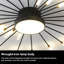 Battistina LED Flower Shaped Flush Mount Chandelier 43 light-2135315868