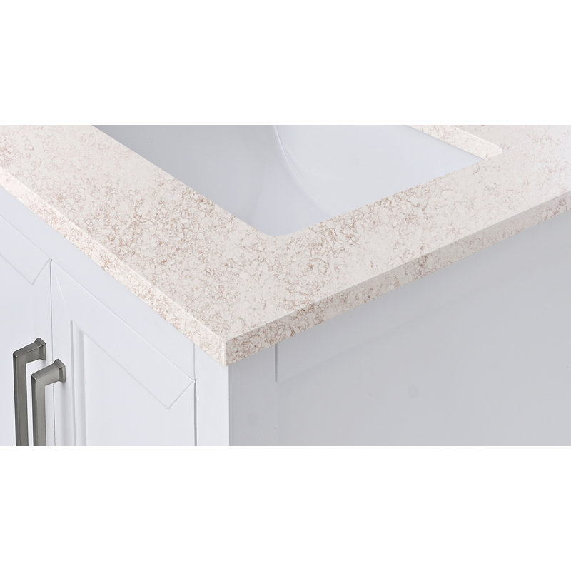 Lotte 73'' W Double Vanity Top, Alluring