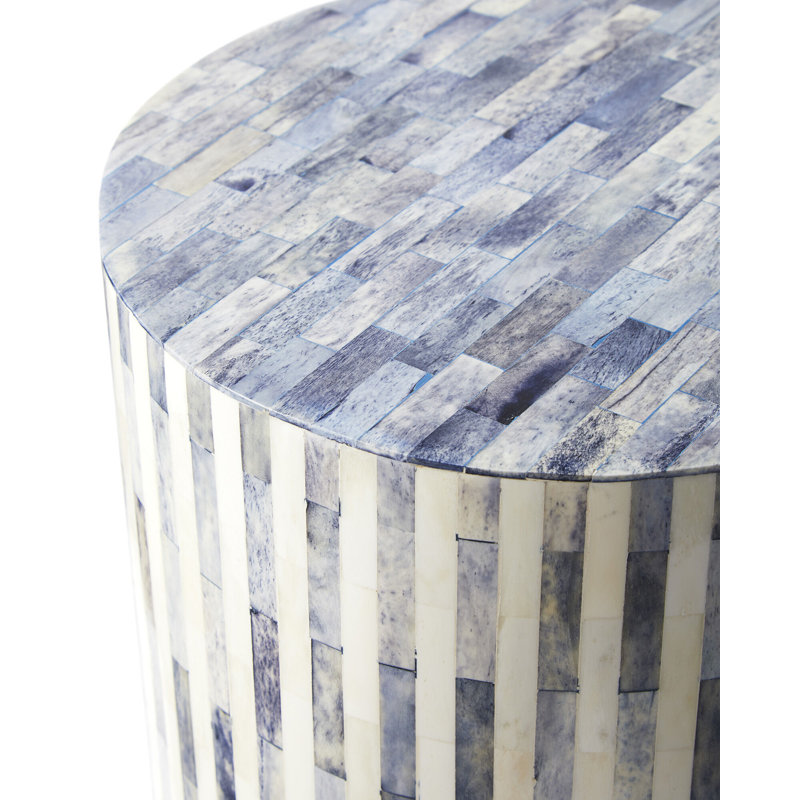 Solid + Manufactured Wood Accent Stool