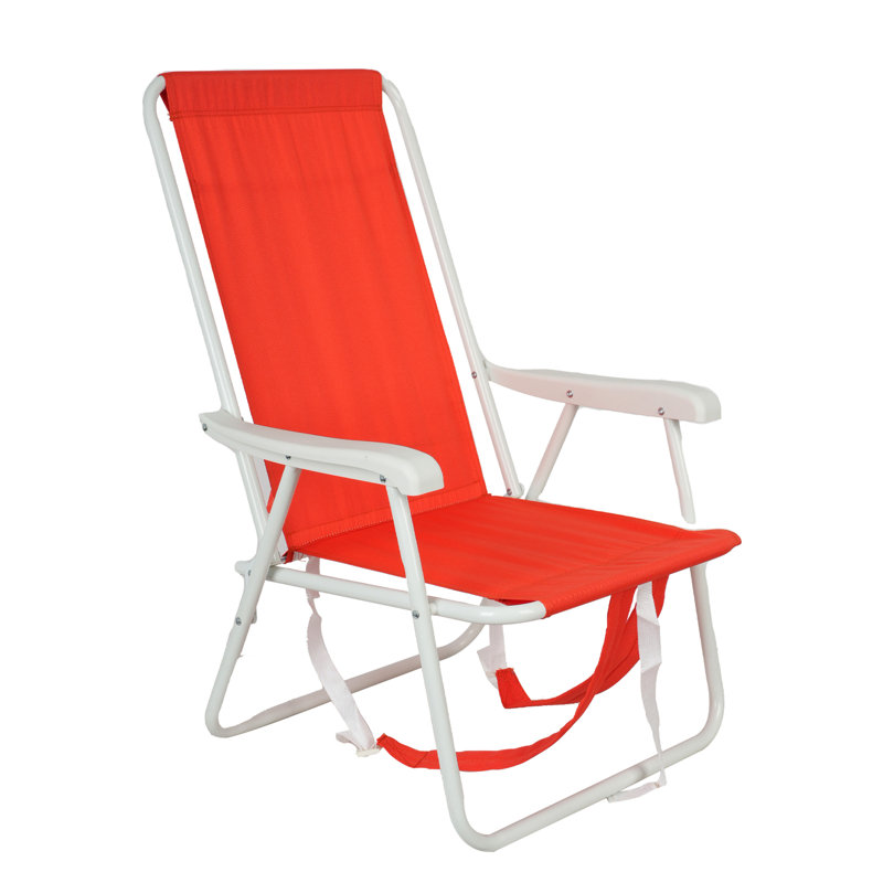 Fauteuil de plage pour adultes avec fonction de sac à dos, capacité de 300 lb, structure en aluminium inclinable et pliable, tissu 600D, hauteur réglable et système de support de serviettes