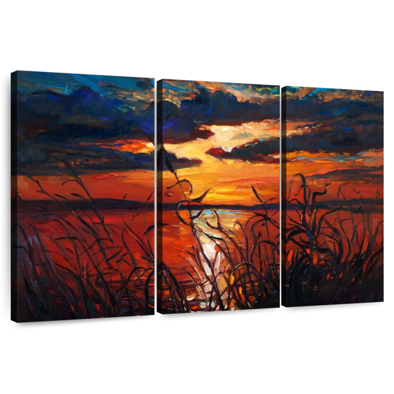 Gillard Dark Sunset, 20" H x 33" W