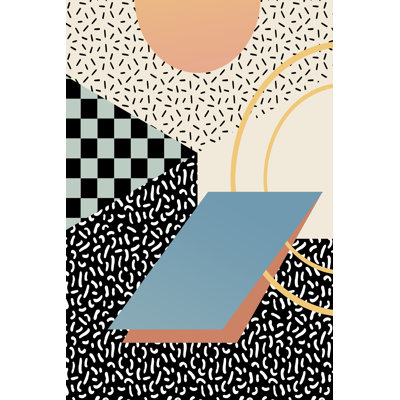Modern Memphis II - Wrapped Canvas Print