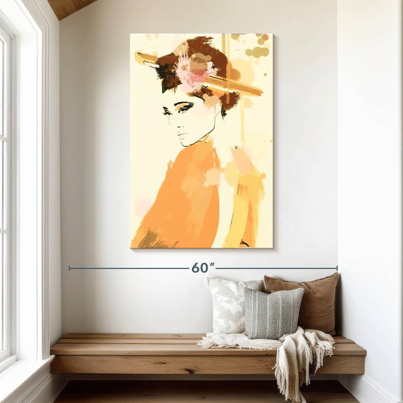 Leisha Old Fashioned Portrait, 48" H x 32" W