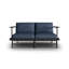 160cm Wide Ash Patio Sofa with Cushions-2016576799