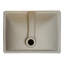 Lavabo de salle de bain rectangulaire encastré en porcelaine blanche 18,5 po x 13,75 po